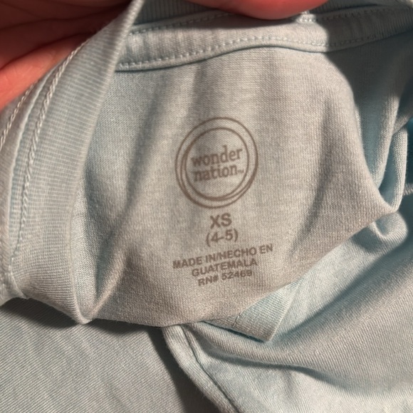 Light Blue Kids T-Shirt - Picture 3 of 3